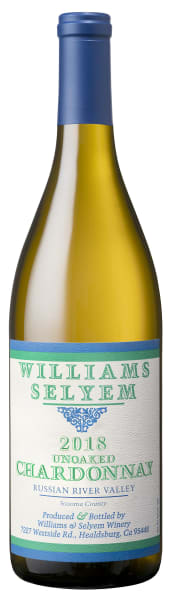 Williams Selyem Chardonnay Unoaked 2018