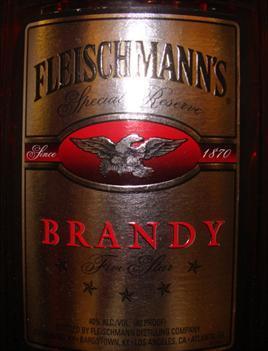 Fleischmann's Brandy Five Star-Wine Chateau