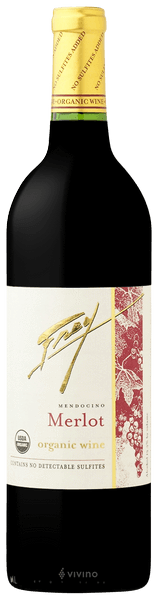 Frey Vineyards Organic Merlot 2018