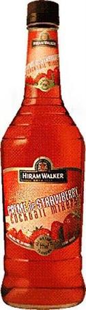 Hiram Walker Liqueur Creme de Strawberry-Wine Chateau