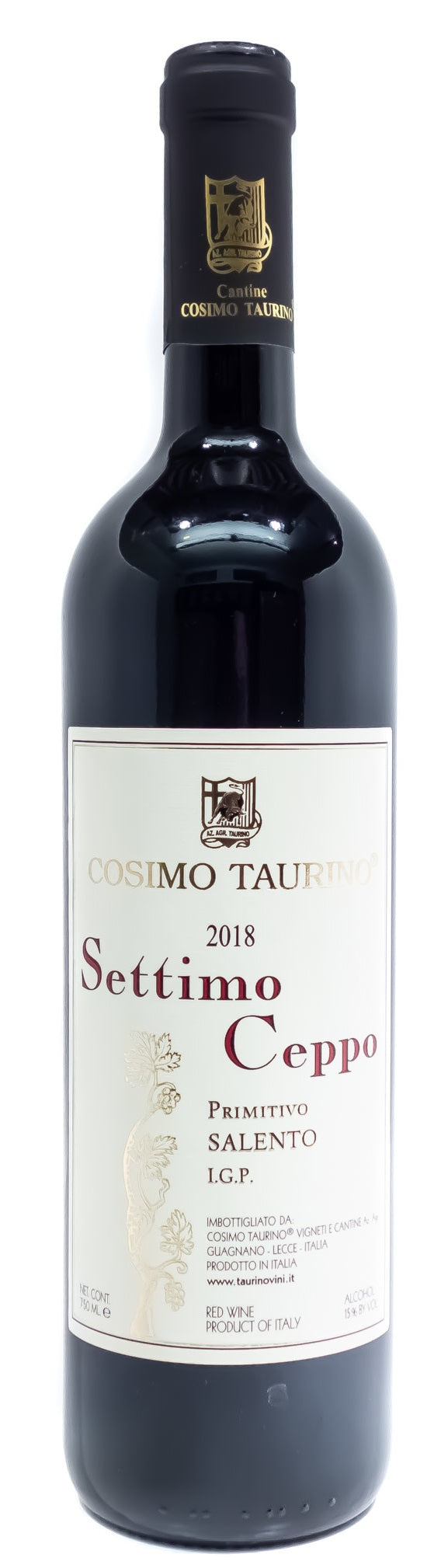 Primitivo 'Settimo Ceppo', Cosimo Taurino 2018