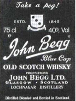 John Begg Scotch Blue Cap – Wine Chateau