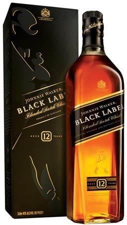 Johnnie Walker Scotch Black Label 12 Year - 1 / 750ML / default