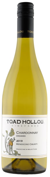 Toad Hollow Chardonnay Unoaked Francine's Selection 2019