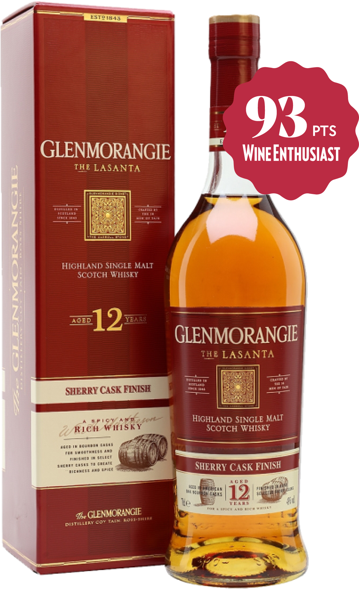 Glenmorangie Scotch Single Malt 12 Year Lasanta