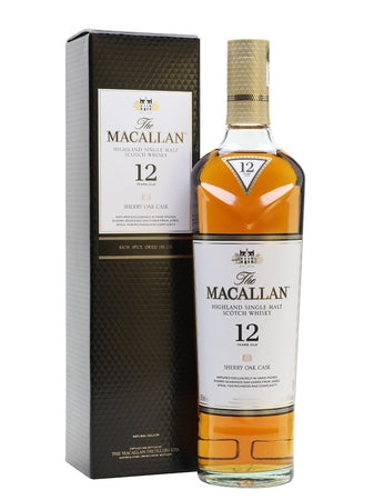 The Macallan Sherry Oak Scotch Single Malt 12 Year
