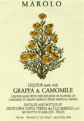 Marolo Grappa & Camomile Liqueur Milla-Wine Chateau