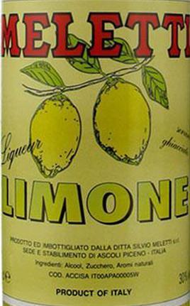 Meletti Liqueur Limoncello-Wine Chateau