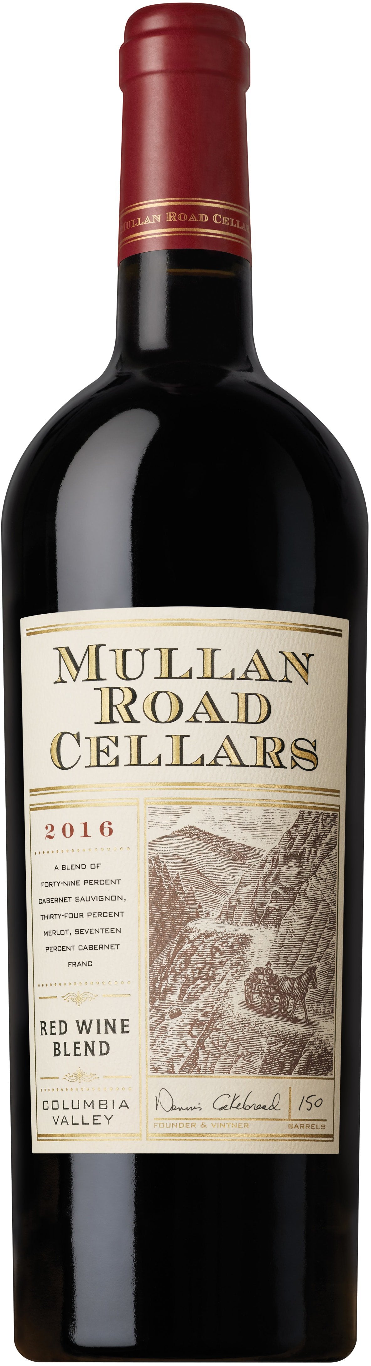 Mullan Road Cellars Red Wine Blend 2016