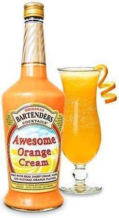 Original Bartenders Cocktails Awesome Orange Cream