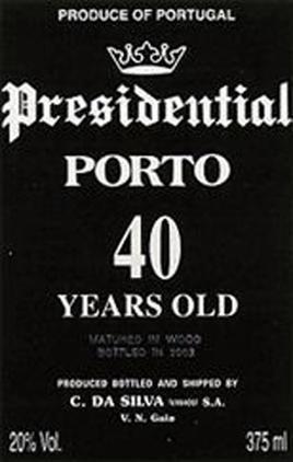 Presidential Porto Tawny 40 Year-Wine Chateau