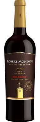 Robert Mondavi Red Blend Private Selection Aged In Rye Barrel 2017