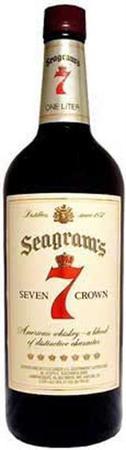 Seagram's 7 Crown Blended Whiskey-Wine Chateau