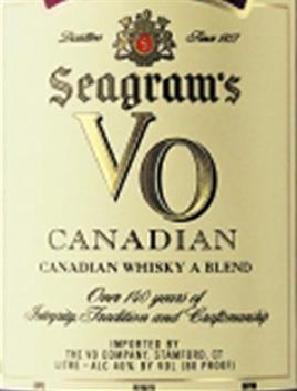 Seagram's Vo Canadian Whiskey
