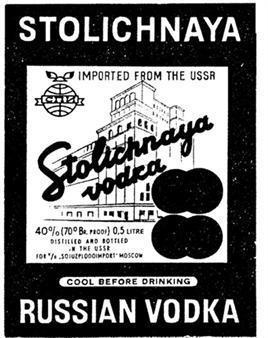 Stolichnaya Vodka