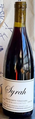 Syrah 'Fenaughty Vineyard - El Dorado', Pax 2020