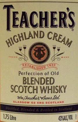 Teacher's Scotch Highland Cream – Wine Chateau