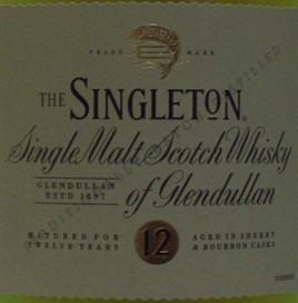 The Singleton Of Glendullan Scotch Single Malt 12 Year