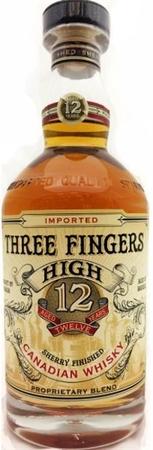 Three Fingers High Canadian Whiskey 12 Year-Wine Chateau