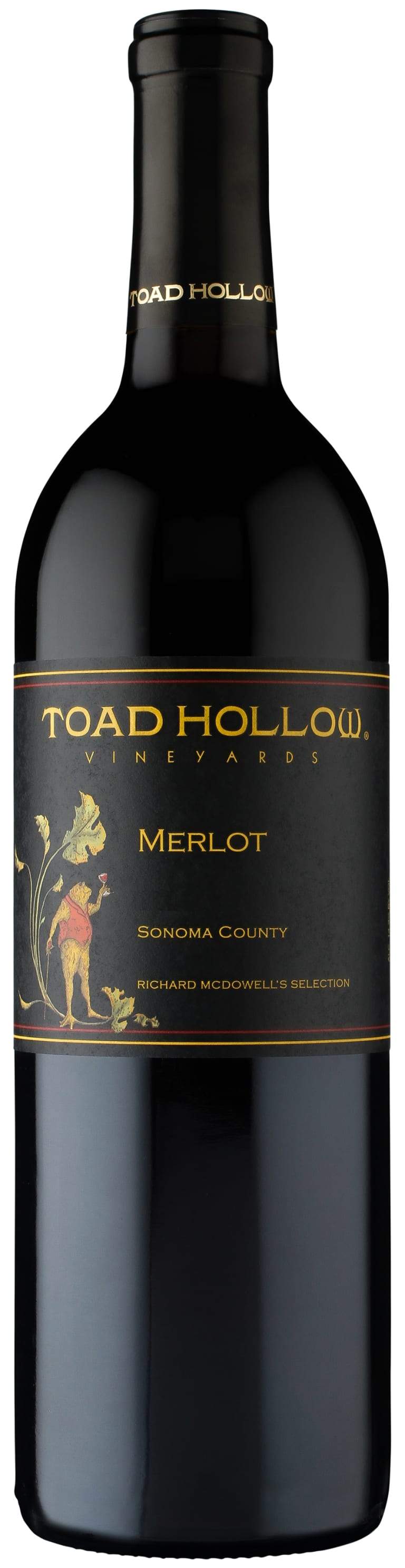 Toad Hollow Merlot Richard Mcdowell Vineyard 2016