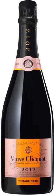 Veuve Clicquot Champagne Brut Rose Vintage 2012