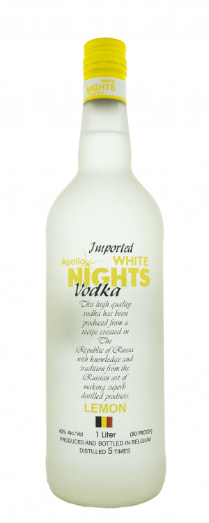 White Nights Vodka Lemon