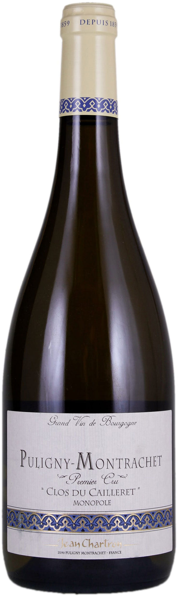 Jean Chartron Puligny-Montrachet Clos du Cailleret 2018