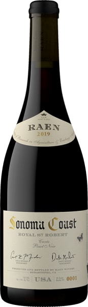Pinot Noir 'Royal St. Robert Cuvee: Sonoma Coast', RAEN 2019
